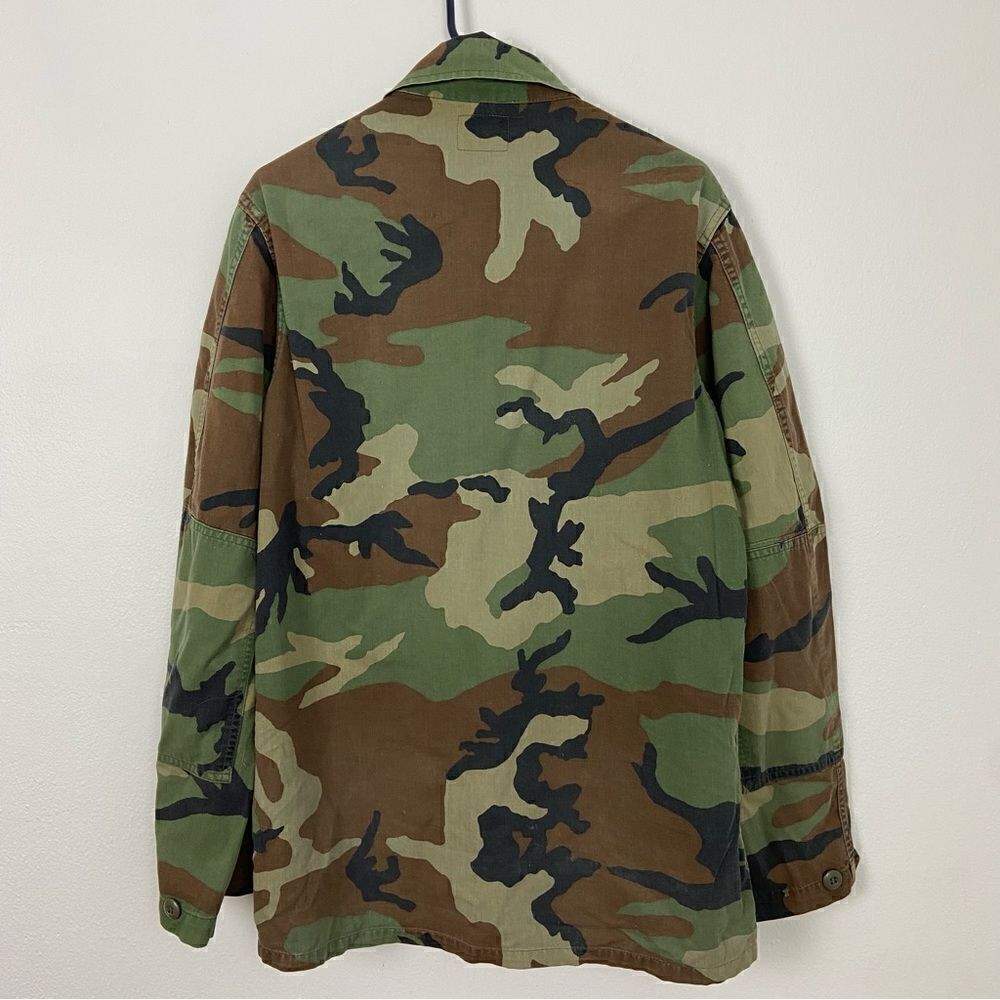 BDU‎ Shirt Retired Woodland Camouflage Cargo Tactical Hunting Military - Picture 2 of 10
